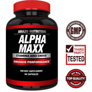 Alpha MAXX Sexual Health Male Enhancement 60 Caps Testosterone Booster