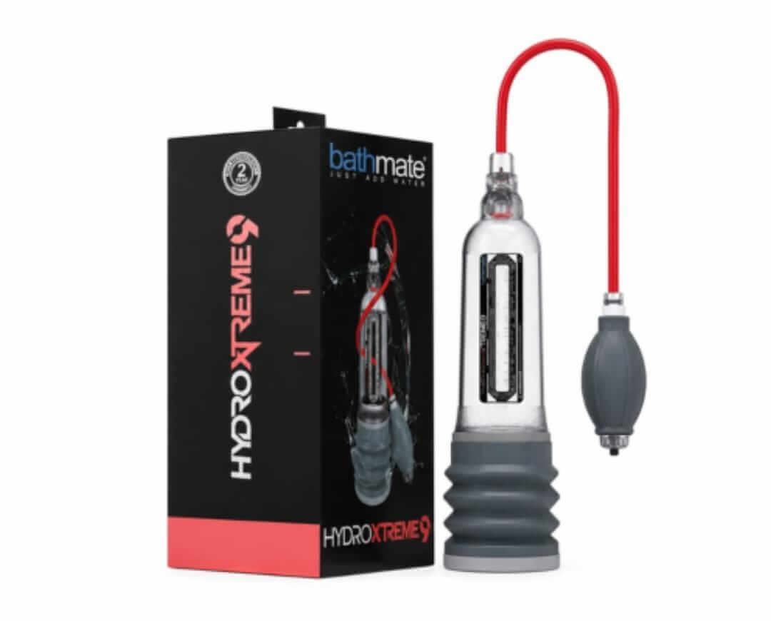 Bathmate HydroXtreme 9 water-powered pump with product box UAE