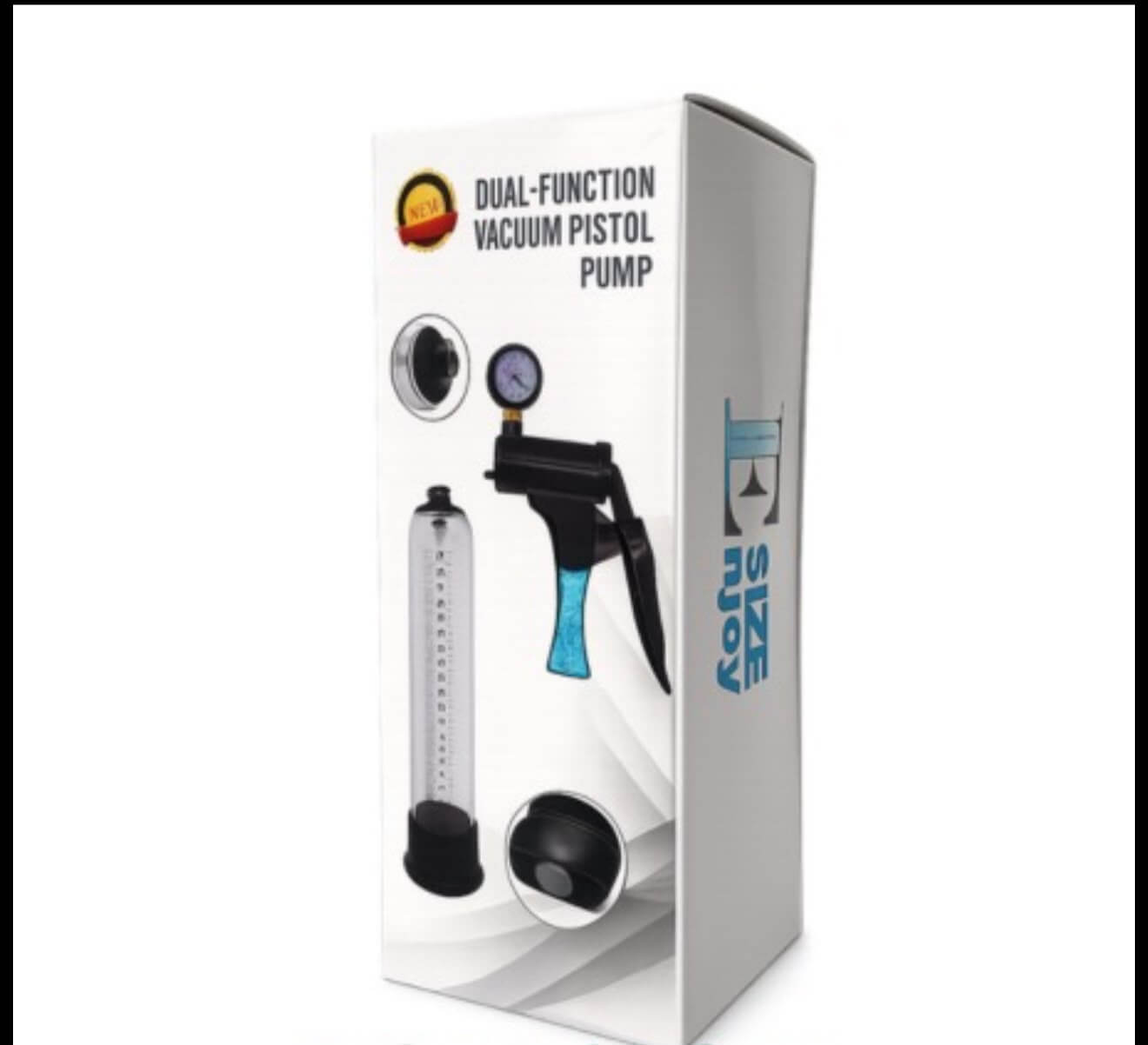 Dual Function Vacuum Pistol Pump with pressure gauge and cylinder UAE